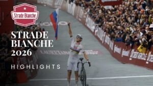 Strade Bianche 2026 Highlights – Pogacar Arrasa con Ataque