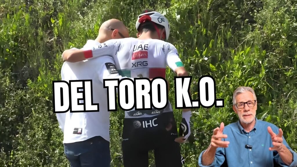 CAÍDA y ABANDONO de ISAAC DEL TORO en la ITZULIA 4 CAIDA y ABANDONO de ISAAC DEL TORO en la ITZULIA