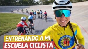 Como entreno al futuro del ciclismo Melisa Gomiz
