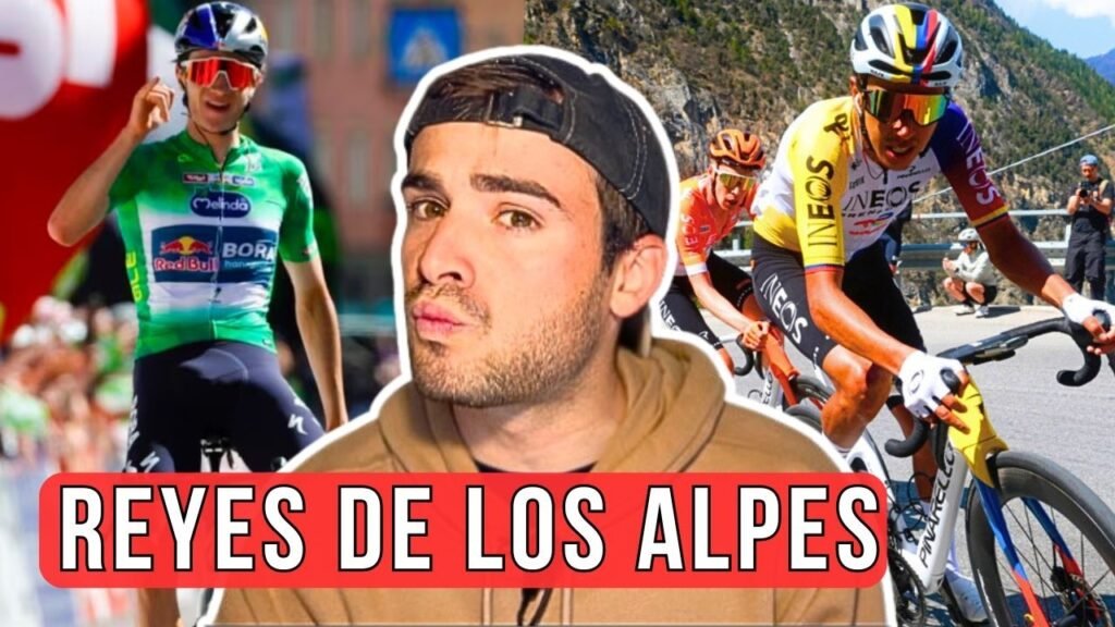 PELLIZZARI y BERNAL BRILLAN en el TOUR DE LOS ALPES