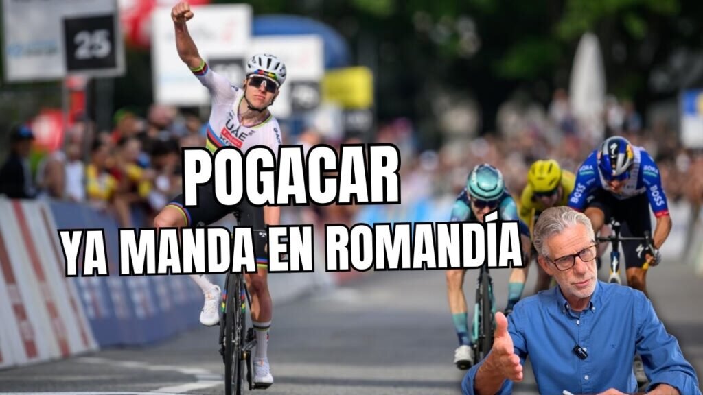 POGACAR firma el PRIMER AVISO en el TOUR de ROMANDIA