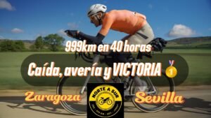 Caida averia y aun asi VICTORIA en ULTRACICLISMO Norte a