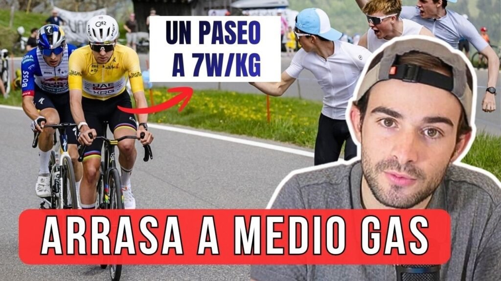 El PASEO ARROLLADOR de POGACAR por ROMANDIA