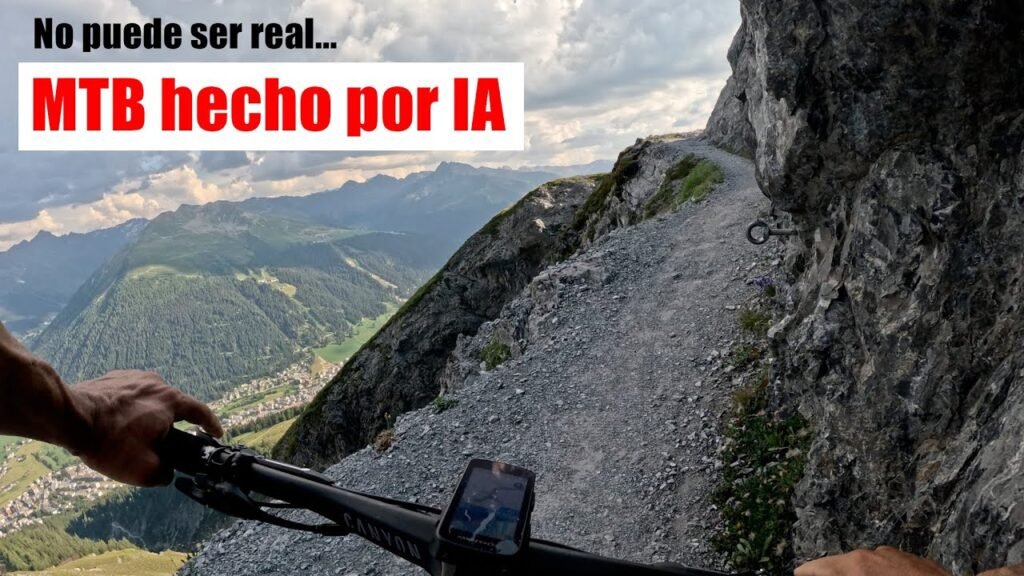 MTB en Davos Suiza senderos irreales Ismael Ventura