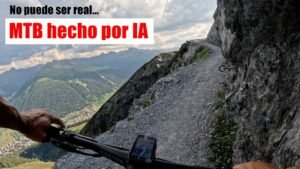 MTB en Davos Suiza senderos irreales Ismael Ventura