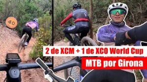 MTB por Girona paraiso PRO con Thibaut Francois y Marti