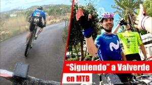 Siguiendo a Valverde en MTB Ismael Ventura