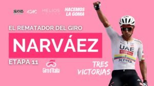 ¡TRIPLETE HISTORICO de JONATHAN NARVAEZ en el Giro Buen