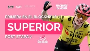 ¡VINGEGAARD GANA EN BLOCKHAUS Primera victoria pero SIN Maglia Rosa