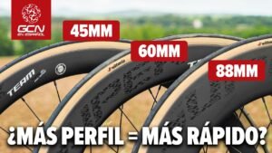 ¿Cuanto MAS rapidas son las ruedas de alto perfil Test