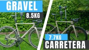 ¿Cuanto pesa una bici gravel en modo carretera La transformamos