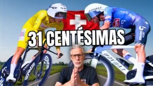 POGACAR le GANA la CRONO a VAN DER POEL por