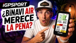 Probe el nuevo iGPSPORT BiNavi AIR y Andoni Arriaga