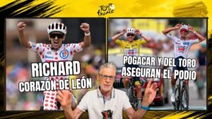 CARAPAZ ilumina el TOUR POGACAR y DEL TORO blindan