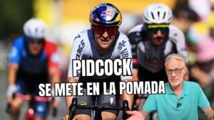 PIDCOCK se CUELA en la CUARTA POSICION