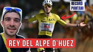POGACAR VUELA en ALPE DHUEZ DESTROZANDO el RECORD de PANTANI