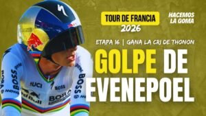 ¡ON FIRE Evenepoel gana la CRI Favorito a la segunda