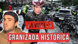El PELOTON ATRAPADO en una TORMENTA de GRANIZO Etapa 3