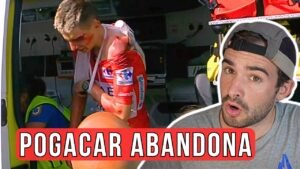 POGACAR ABANDONA LA VUELTA tras una DURA CAIDA