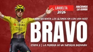 SUPER BRENNAN SUPER VISMA Etapa 2 La Vuelta Espana