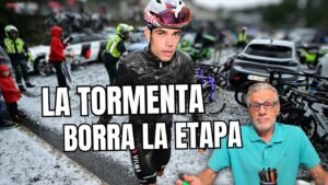 Una TREMENDA TORMENTA obliga a SUSPENDER la ETAPA