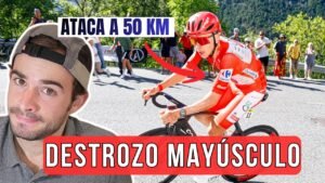 ¡MATANZA de POGACAR ATAQUE desde LEJISIMO GRAN BATALLA para el