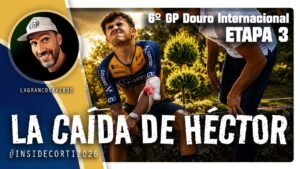 ¡SE CAYO BAJANDO GP Douro Internacional Etapa 3 Oporto